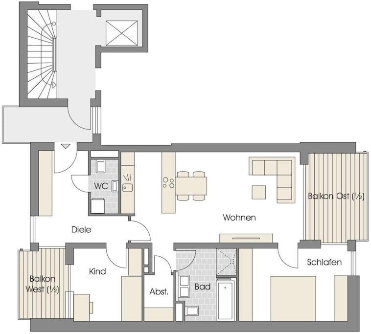 Auszeit Apartment Smile 腓特烈港 外观 照片